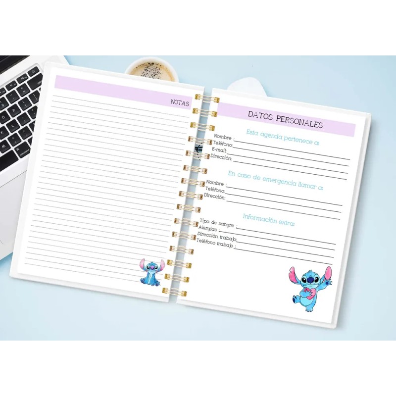 Agenda Escolar Maestra / Docente Stich Tierno 26-27