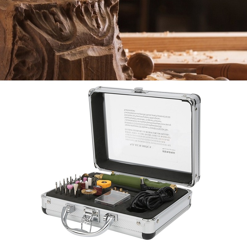 Mini Rotary Electric Grinder Multifunction Wood Carving Hand Tools 110‑240V