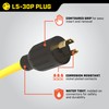 Champion Power Equipment 25-Foot 30-Amp 125-Volt Fan-Style Generator Extension Cord