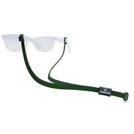 GOGGLESOC SUNNYSTRING: Adjustable Eyewear Retainer | Super Pack (dark green)