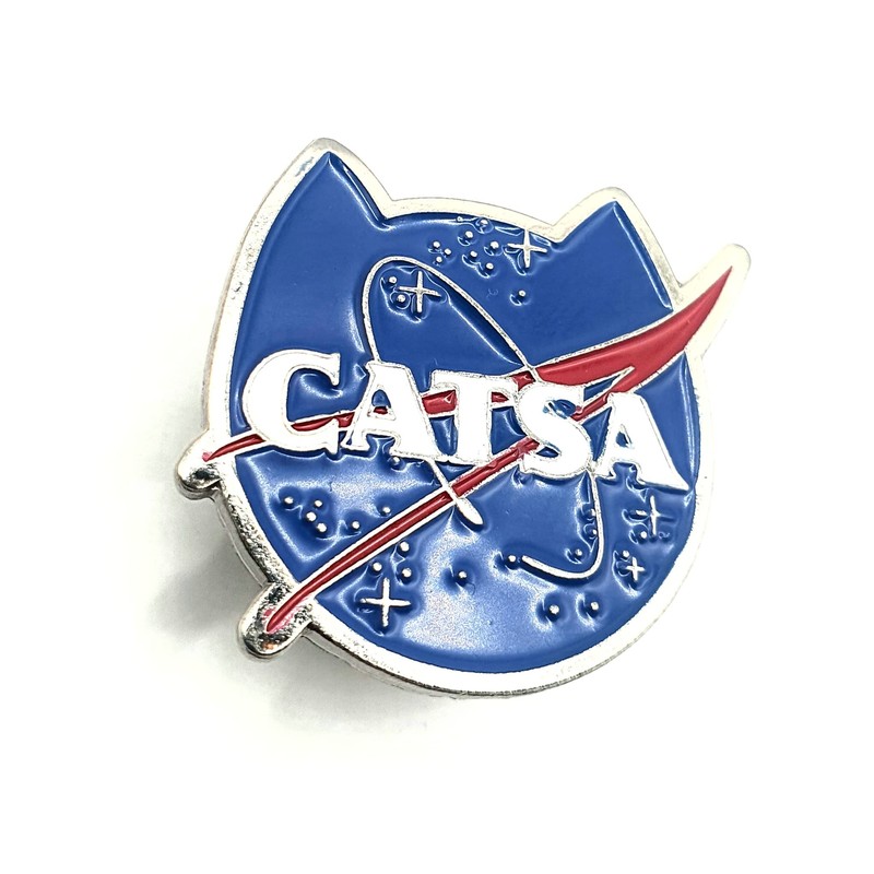 CATSA Kitty NASA Cute Metal Enamel Pin Badge