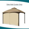 Gazebo Universal Replacement Privacy Curtain - Wonwon Privacy Panel Canopy
