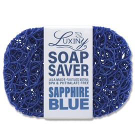Soap Savers for Bar Soap, American Made by Luxiny, Lifts Soap in Soap Dishes & Shower Soap Holders -Handmade Soap Lasts Longer -Madefrom Plant Based Material (Sapphire Royal Blue)