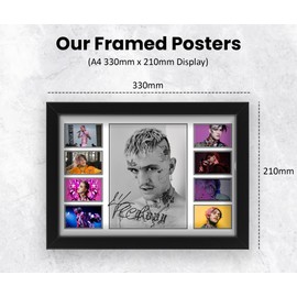 Lil Peep Signed Poster Print - Limited Edition Autograph Fan Gift – Collectible Memorabilia Merchandise (Unframed A4 (30x21cm))