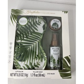 Biophilia in love with nature eye mask lip balm pillow mist mandarin mint set