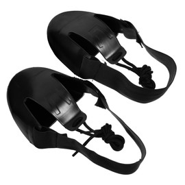 Operitacx 1 Pair Safety Shoe Covers Foot Guard Visitor Safety Shoes for Men Shoes Toe Guard Shoe Toe Covers for Worker Shoe Toe Caps Safety Toe Covers Overshoe Black Pvc