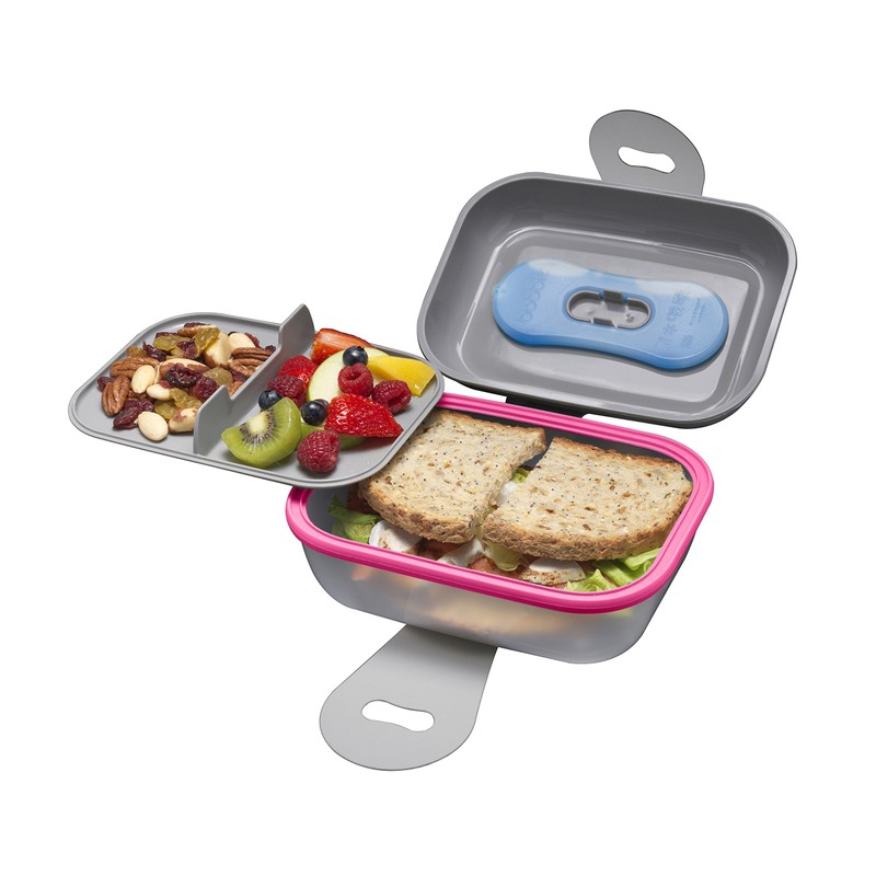 Bobble Kids Neon Pink Large Lunchbox