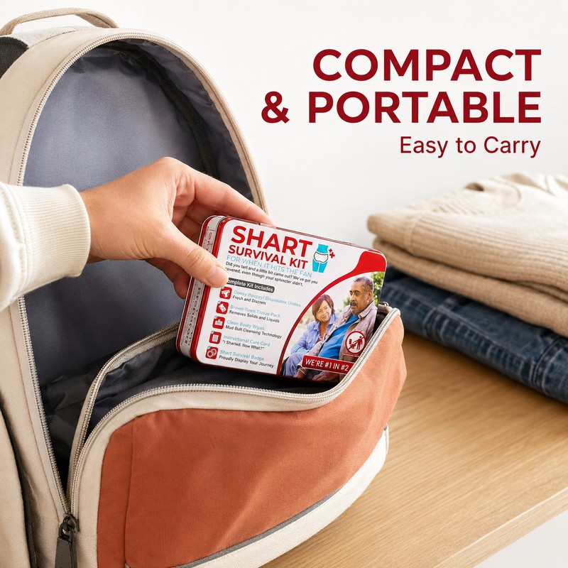 Funny Shart Survival Kit in Aluminum Alloy Tin with Underwear,
