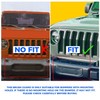 KUAFU 3-1/8 Inch Height Brush Guard Compatible With 2018-2023 Jeep