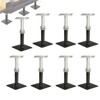 8 Pack Adjustable Screw Jacks Home Leveling (5" to 8"