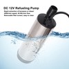 DC 12V Mini Refueling Pump with Filter Stainless Steel Diesel