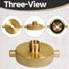 unrulysoul 2-1/2"NH NST Female x 3/4" NPT Male Fire Hydrant