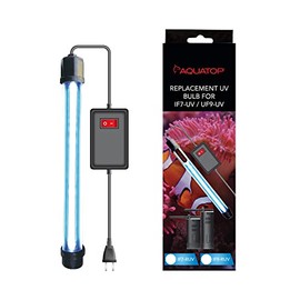 Aquatop Replacement 9W UV Bulb – Fits IF9UV, Energy-Efficient Lamp for Aquarium Filter Pump, IF9-RUV