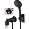 LOCALAND Bathtub Faucet with Sprayer, Tub Spout with Diverter Fits