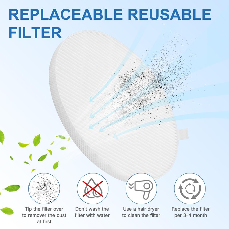Mini Nail Dust Collector, Adjustable Suction, Powerful Nail Vacuum Dust