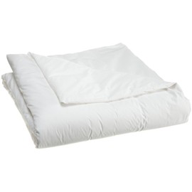 National Allergy Premium 100% Cotton Duvet Comforter Protector - Full/Queen Size - 86" x 86" - White - Breathable 300 Thread Count Hypoallergenic Cover - Zippered Encasement - Bedding Linen