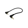 KONTONTY Stereo Audio Jack Cable Long Double Elbow Male to