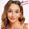 YGDZ Face Jewels, Face Gems Self Adhesive Rhinestones Stickers, Star
