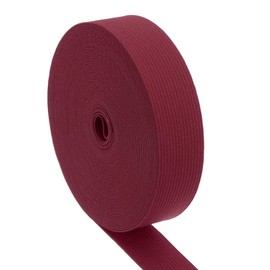 PATIKIL Sewing Elastic Bands 1/8 Inch x 11 Yards, High Elasticity Elastic Cord Flat Stretch Strap Knit Elastic Spool for Sewing Clothes Waistbands Pants Waist, Burgundy