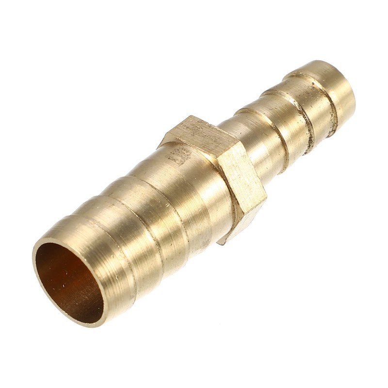 X AUTOHAUX 2 Pcs 14mm -10mm Straight Shaped Barb Brass