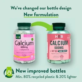 Holland & Barrett Calcium 600mg & Vit D 240 Tablets