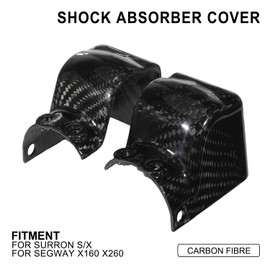 Funparts Carbon Fiber Front Fork Guard Shock Cover for Surron Sur Ron LBX E Ride Pro SS Segway X260 X160 Electric Dirt Bike