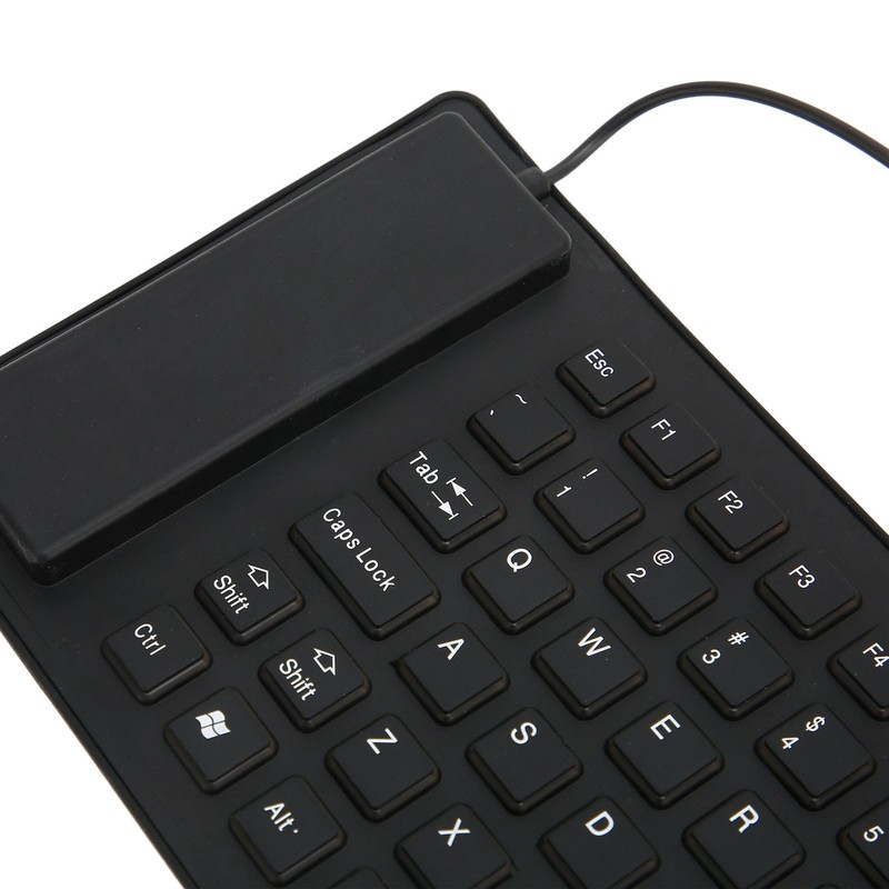 Foldable Silicone Keyboard 85 Keys Foldable Design Silent Wired Waterproof