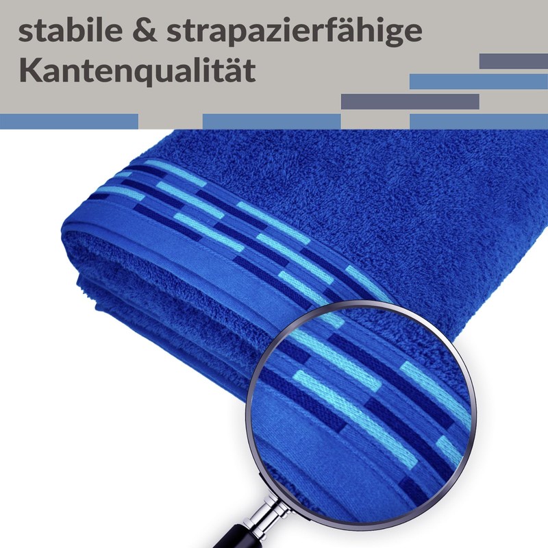 Lashuma Towel Set 50 x 100 cm Blue - Aquamarine,