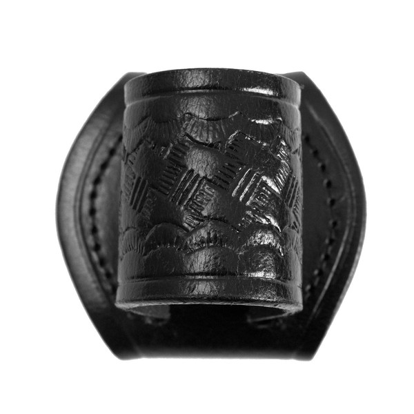 RYNO GEAR Leather Basket Weave Grip Flashlight Holder