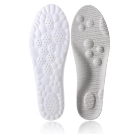 Orthopädische Einlegesohlen, Memory Schaum Einlegesohlen mit Arch Support, Atmungsaktiv, Stoßdämpfend, Fersenkissen, 39-40