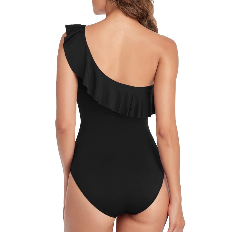 Mycoco Trajes de baño de una Pieza con Volantes y