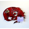 Wall hanging Squid - Decorative squid - Metal magnetic note