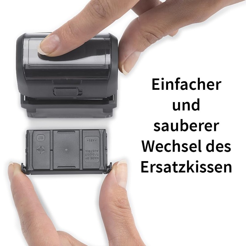 Trodat Printy, Personal Stamp with Desired Text and Logo Load,