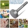 Rotary Hammer Drill SDS Plus Ground Rod Driver, 10mm Hammer