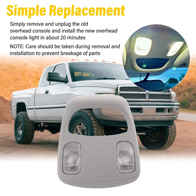 Overhead Console Dome Light Roof Halogen Map Reading Light Lamp