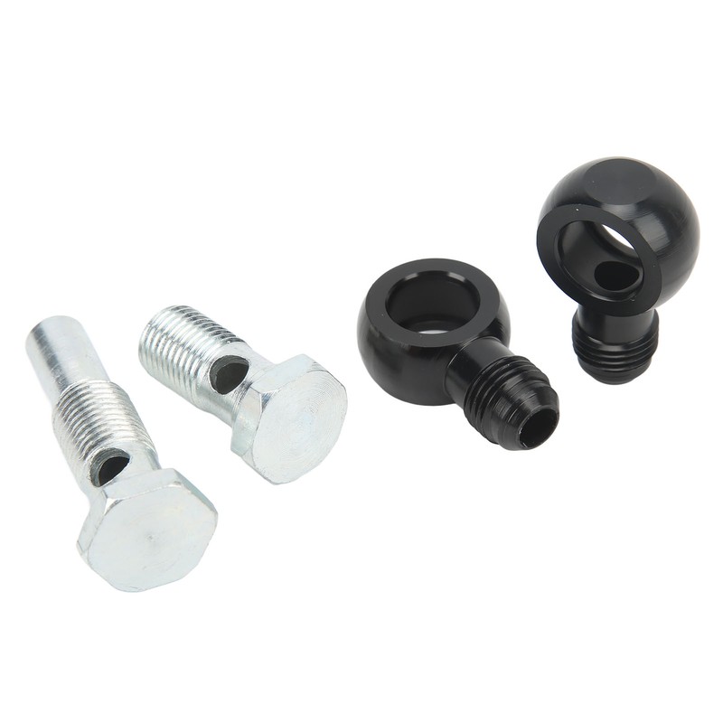 Transmission Oil Cooler Banjo Fitting Kit AN6x1/4NPSM Aluminum Alloy for