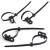 110 Pcs Cable Zip Tie Mounts Wire Cable Clips Organizer