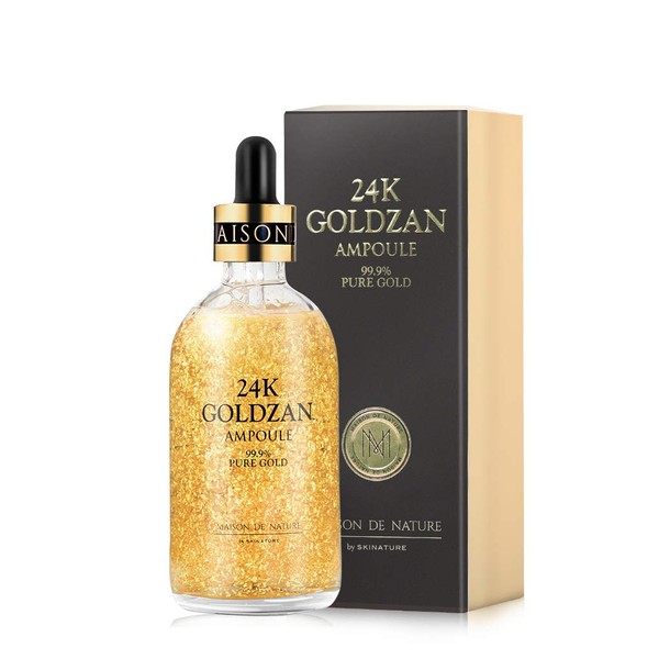 24k GOLDZAN AMPOULE 99.9% Pure Gold Serum of The Year in Korea - Maison de Nature