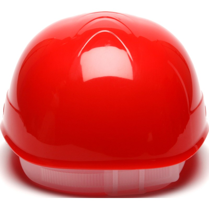 Pyramex Ridgeline 4 Point Glide Lock Suspension Bump Cap, Red