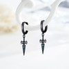 Midir&Etain Sword Dangle Drop Earrings for Men Women 925 Sterling