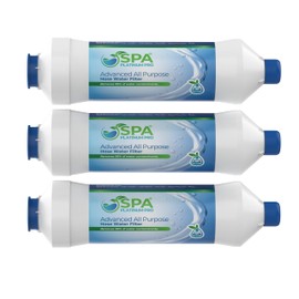 All Purpose Hose Water Filter for Pools, Spas, and RVs | Pack of 3 High Performance Water Filtration System | Filters Up to 40,000 Gallons for Clean and Safe Water Use