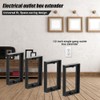 Sknrlko 4Pcs 1/2Inch Single Gang Outlet Box Extender,Electrical Outlet Extender