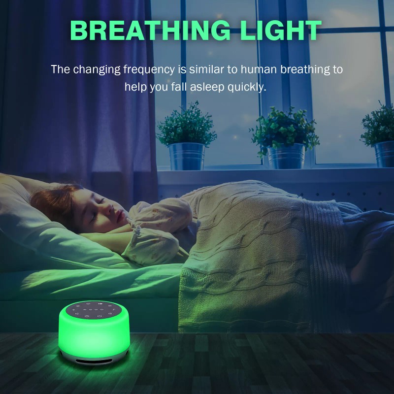 9H Sleep Sound Machine 24 Sounds Rechargeable White Noise Machine