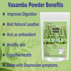 neotea Acorus Calamus Powder | Vasambu | Bach | Baje | Sweet Flag - 300 Grams