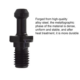 raseparter CAT40 45 Degree Pull Stud Pull Stud Retention Knob, 0.589 Inch Drum Pull Stud for Drill, Replacement for HAAS CAT 40 CNC Tool Holder Replace (10 Pack)