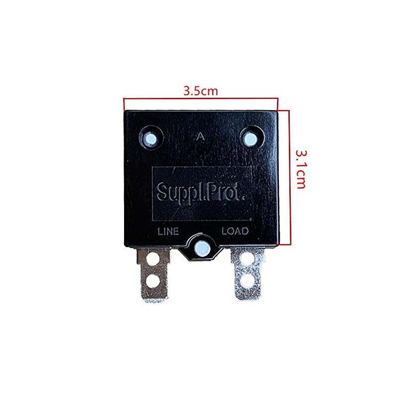 weelye 1Pcs 35A 125/250Vac 50Vdc Automatic Reset Relay Thermal Switch