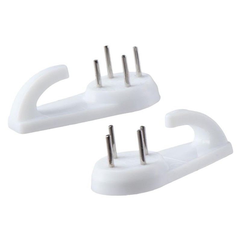 Urjumpea 30 Pcs Traceless Nail Hooks Concrete Wall Hooks Non-Trace