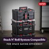 Keter Stack-n-Roll Two Drawer Tool Box for Small Parts and