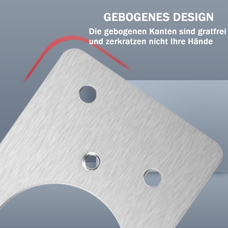 Avtytsda 14 Pcs Hinges Repair Plate, Stainless Steel Hinges Repair