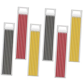 Operitacx 36pcs Graphite Pencil Refills Pica Dry Construction Pencils Lead Carpenter Drawing Pencil Filling